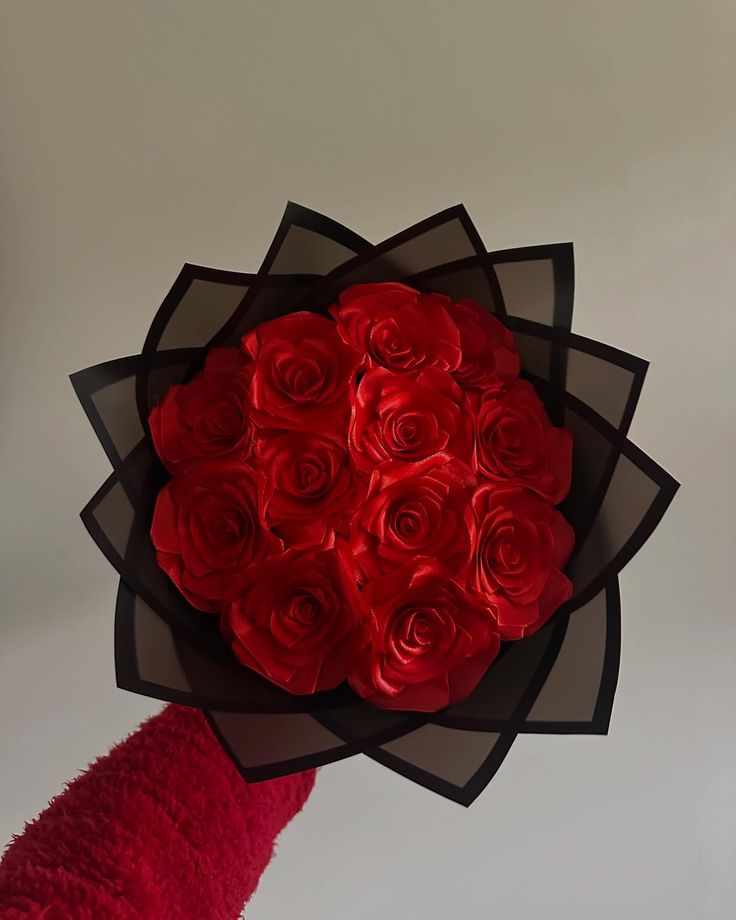 12 Roses Ribbon Bouquet